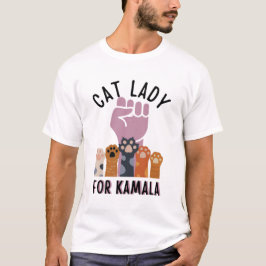 Camiseta Gama De Gato Sin Hijos Para Kamala 2024 Harris Wal