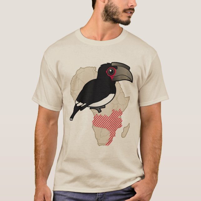 Camiseta Gama del Hornbill del trompetista (Anverso)