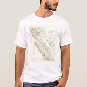 Camiseta Gamas de costa que muestran la grieta de San