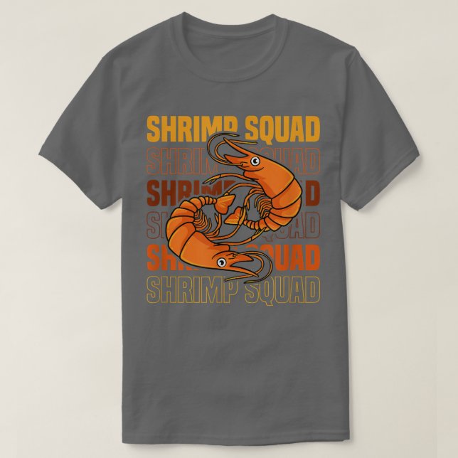 Camiseta Gambas De Chef Irónico De Mariscos De Camarón (Diseño del anverso)