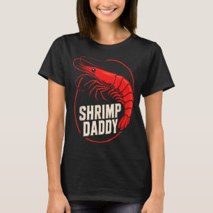Camiseta Gambas divertidas papá mariscos camarones