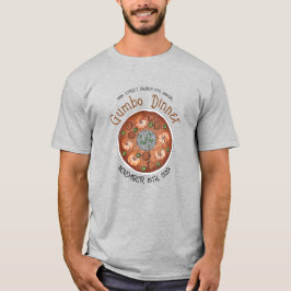 Camiseta Gambas Gumbo Stew Louisiana LA Nueva Orleans Food