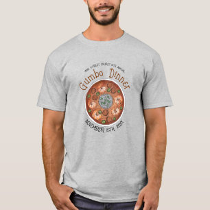 Camiseta Gambas Gumbo Stew Louisiana LA Nueva Orleans Food