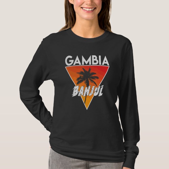 Camiseta Gambia Con Colores Soleados (Anverso)