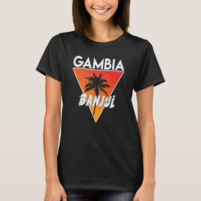 Camiseta Gambia Con Colores Soleados (Anverso)