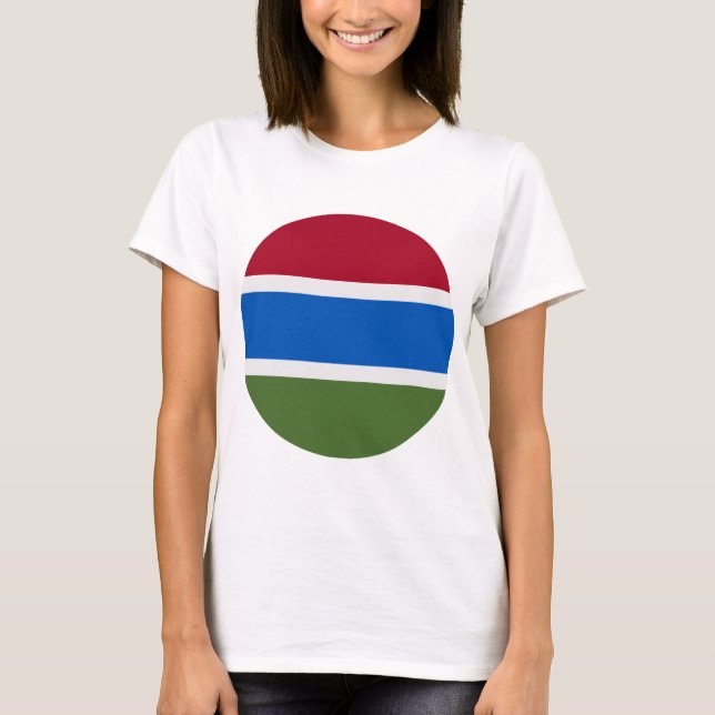 Camiseta Gambia Flag (Anverso)