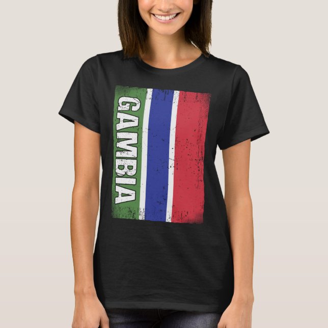 Camiseta Gambian Flag Gambia (Anverso)