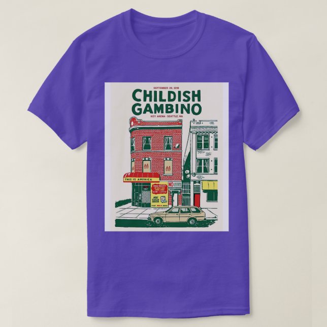 Camiseta Gambino infantil TShirt (Diseño del anverso)