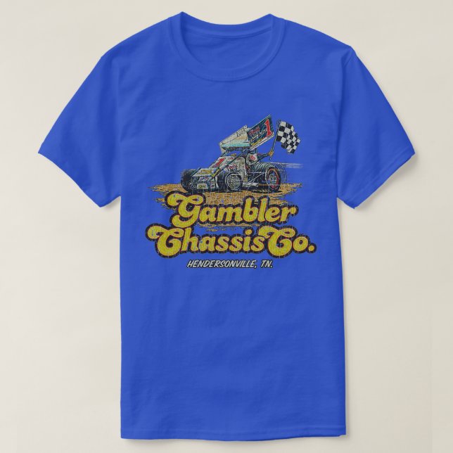 Camiseta Gambler Chassis Co 1980 Classic TShirt (Diseño del anverso)