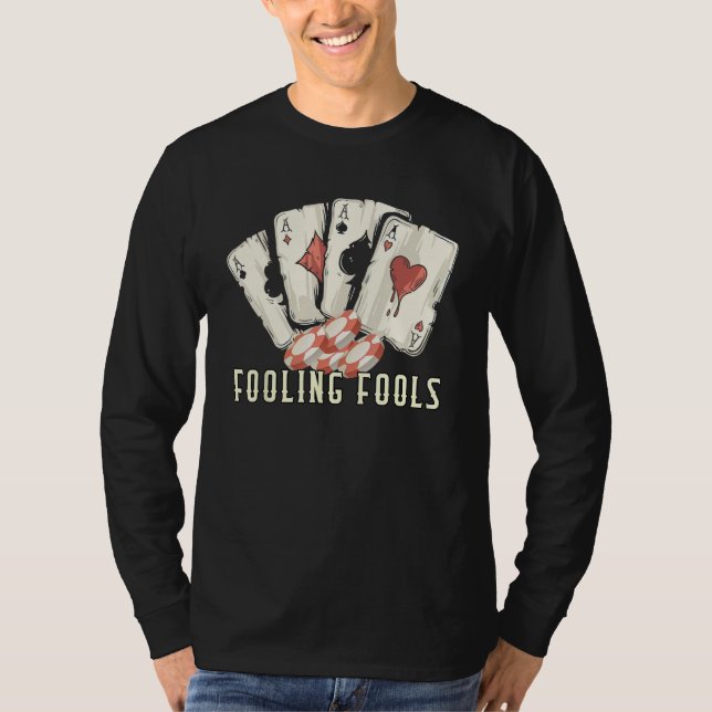 Camiseta Gambling Boss Casino Poker Casino Player Card Game (Anverso)