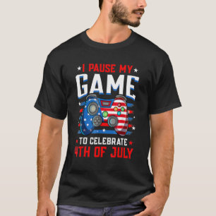 Camiseta Game Controller Boys Gamer Pause Mi Juego A Cele