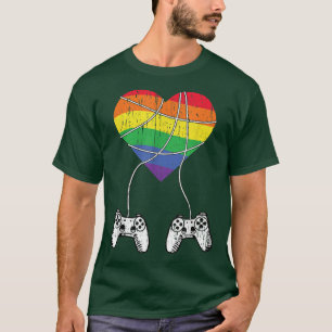 Camiseta Game Controller Gay Pride Gaming Gaymer Rainbow LG
