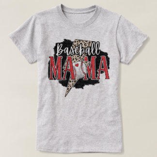 Camiseta Game Day Baseball Mom Tee - Baseball Graphic Tee