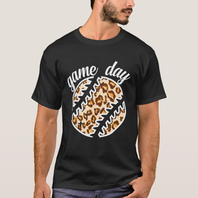 Camiseta Game Day Baseball Softball Pitcher Catcher (Anverso)