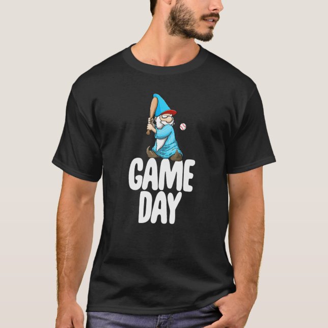 Camiseta Game Day Gnome  Baseball Game Celebration Women (Anverso)