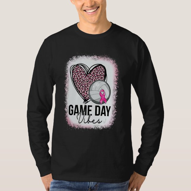 Camiseta Game Day Volleyball Leopard Heart Volleyball Mom P (Anverso)