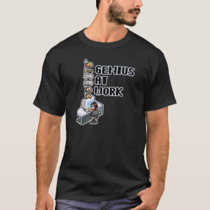 Camiseta Game Dev Genius at Work