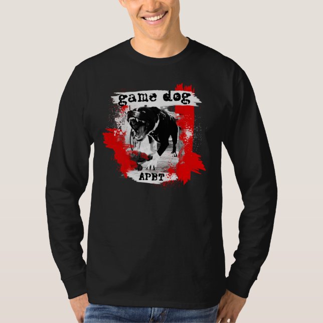 Camiseta Game Dog Apbt American Pitbull Terrier (Anverso)