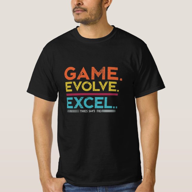 Camiseta Game Evolve Excel (Anverso)