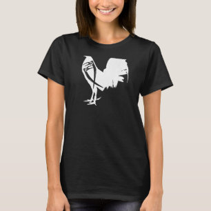 Camiseta Game Fowl Gallegos Rooster Chicken gallero Blanco