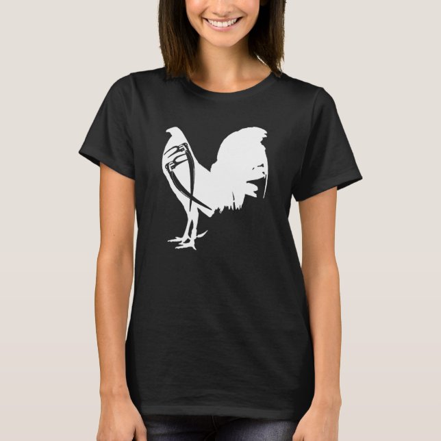 Camiseta Game Fowl Gallegos Rooster Chicken White soy galle (Anverso)