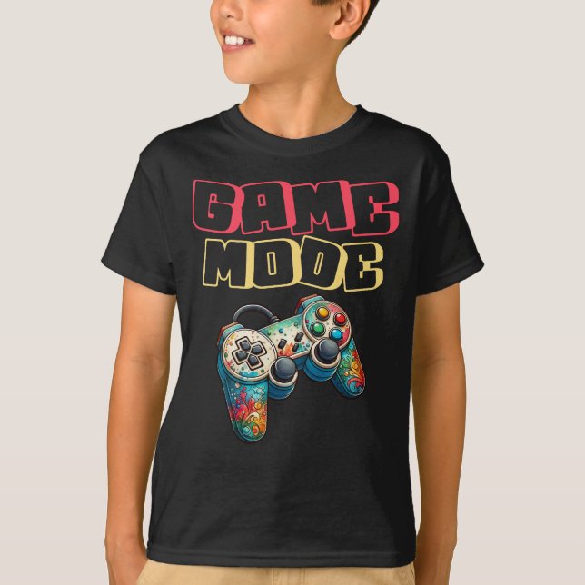 Camiseta Game Mode Kids Boy  (Anverso)