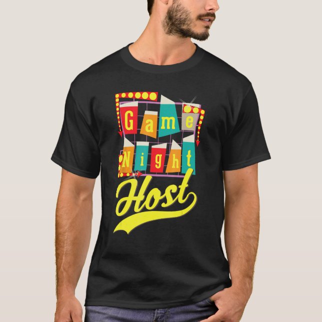 Camiseta Game Night Host Family Board Game Trivia Night (Anverso)