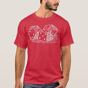 Camiseta Game Night Retro Casino Dice Player Casino