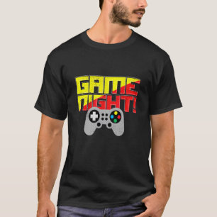 Camiseta Game Night Video Gamer Fun Controller Niños Chicas