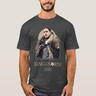 Camiseta Game ofhrones King ofhe North retro
