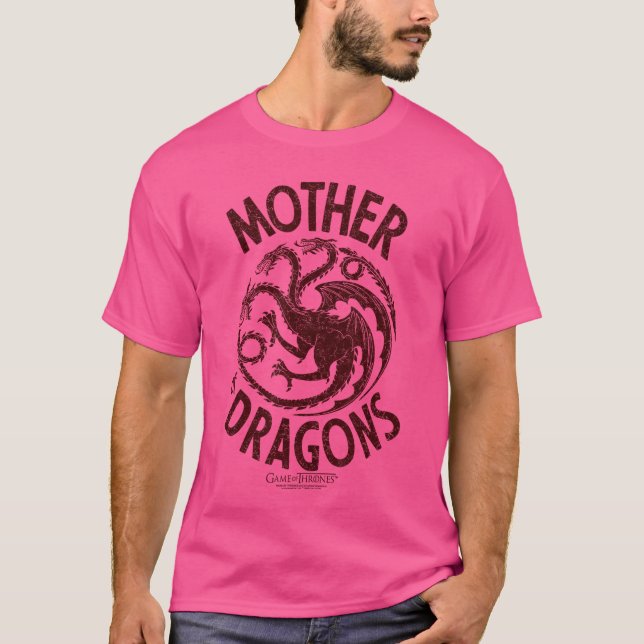 Camiseta Game ofhrones Mother of Dragons gift (Anverso)