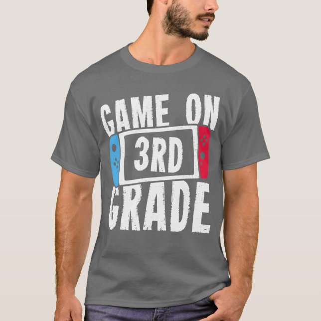 Camiseta Game On 3rd Grade boy (Anverso)