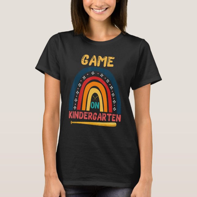 Camiseta Game On Kindergarten Welcome Back to School (Anverso)