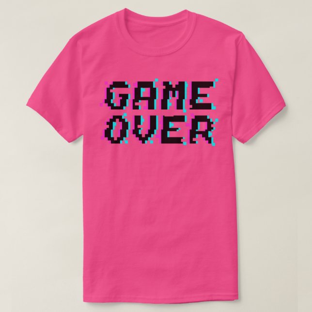 Camiseta Game over11 (Diseño del anverso)