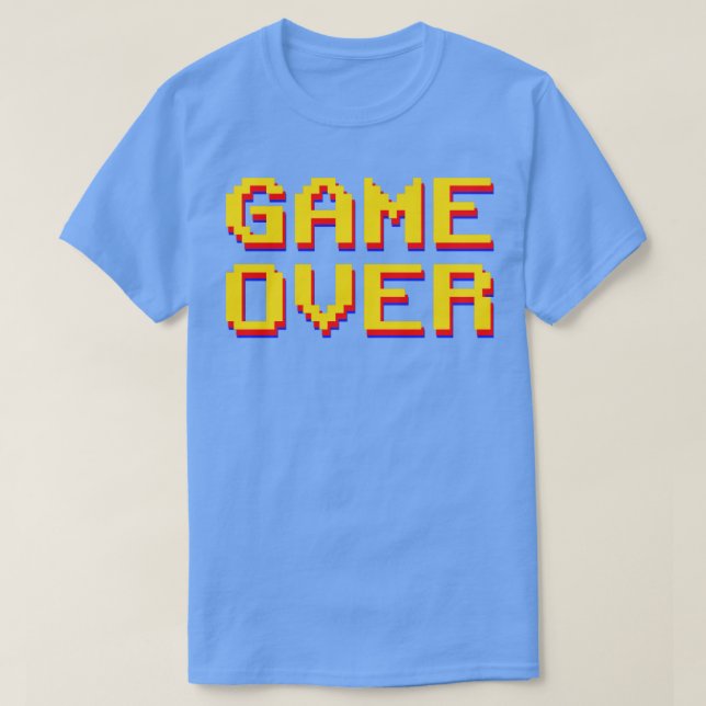 CAMISETA GAME OVER20 (Diseño del anverso)