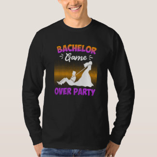 Camiseta Game over  bachelor party man wedding
