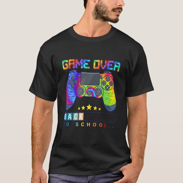 Camiseta Game Over Back To School   Kids First Day School 1 (Anverso)