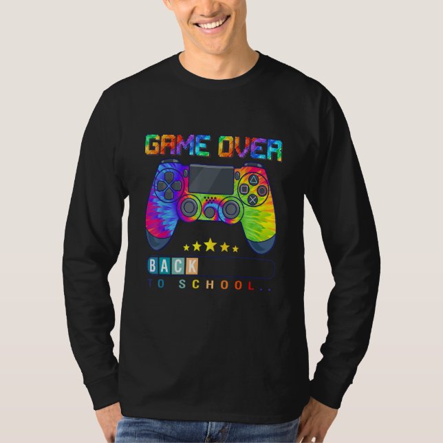 Camiseta Game Over Back To School   Kids First Day School 1 (Anverso)