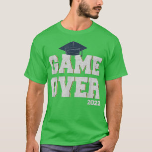 Camiseta Game Over Class 2022 Senior 22 Graduado Orgulloso