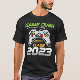 Camiseta Game Over Class 2023 - Graduación para amante del 