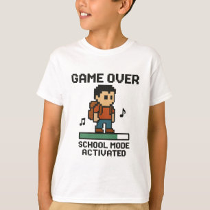 Camiseta Game Over - De vuelta a la escuela
