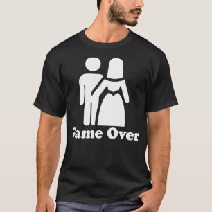 Camiseta Game Over Funny Bachelor Party