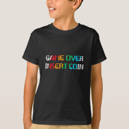 Camiseta Game Over Insert Coin