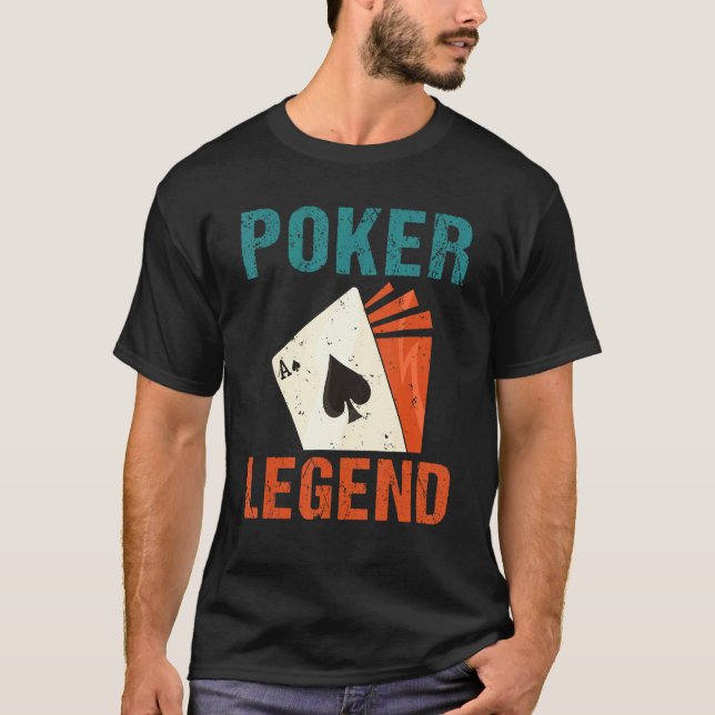 Camiseta Game Playing Cards Poker Legend (Anverso)