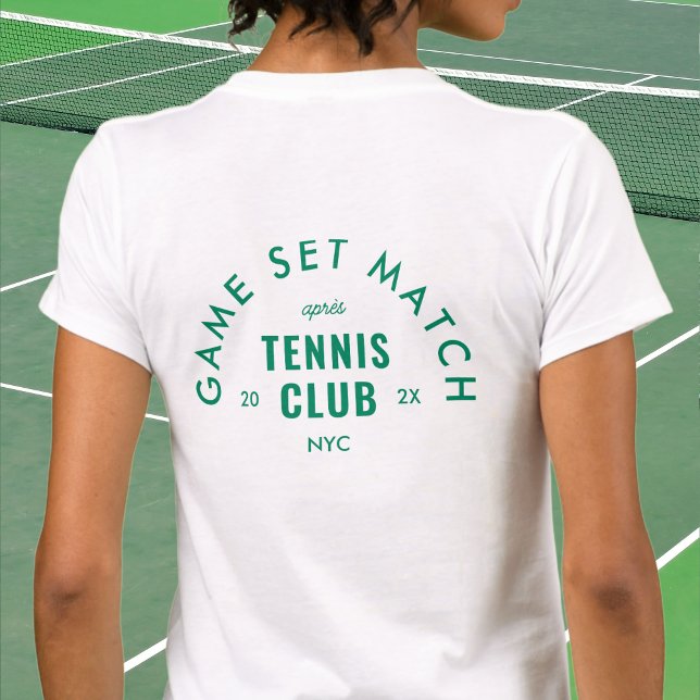 Camiseta Game Set Match Après Tennis Club Custom White (Subido por el creador)
