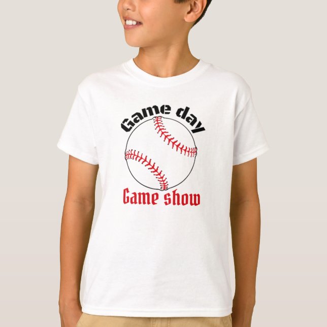 Camiseta Gameday Gameshow de béisbol (Anverso)