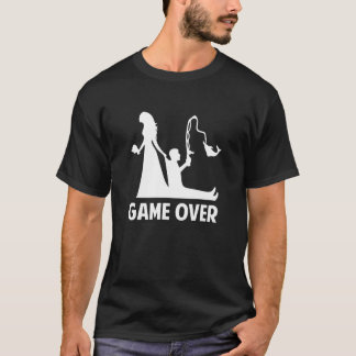 Camiseta Gameover Bride Groom Boda Bachelorette