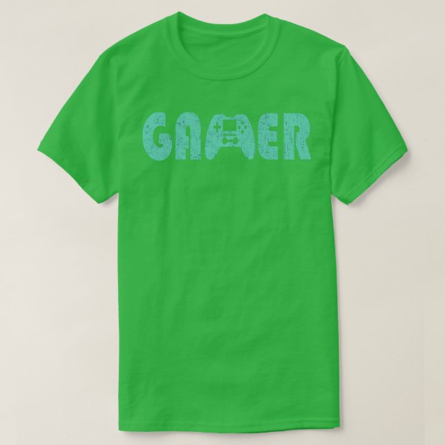 Camiseta Gamepad Green (Diseño del anverso)