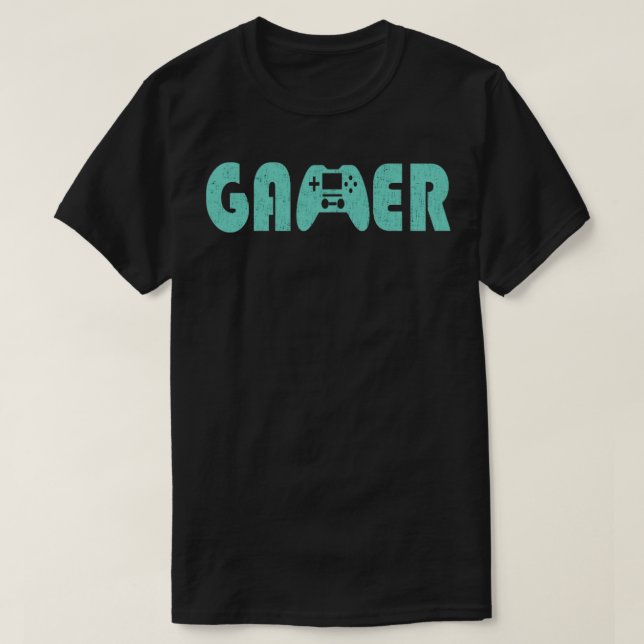 Camiseta Gamepad Green (Diseño del anverso)