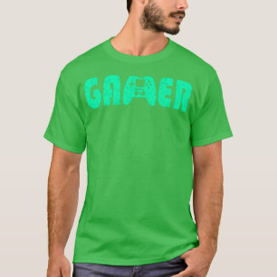 Camiseta Gamepad Neon Green